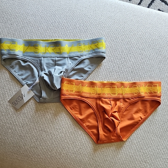 sukrew Other - Men's Briefs - Gray and Orange